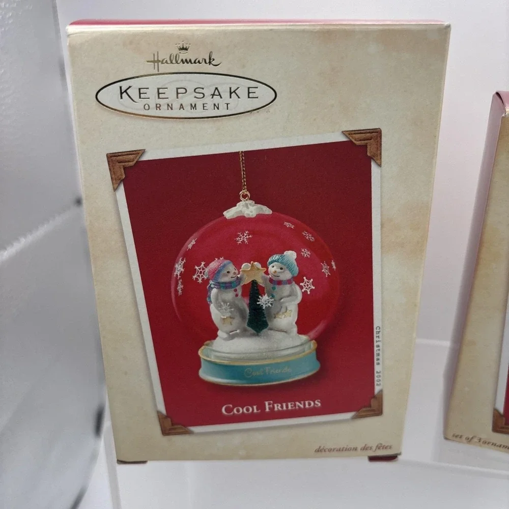 Hallmark Keepsake Ornaments~Lot of 2~Woodland Frolic and Cool Friends~NIB